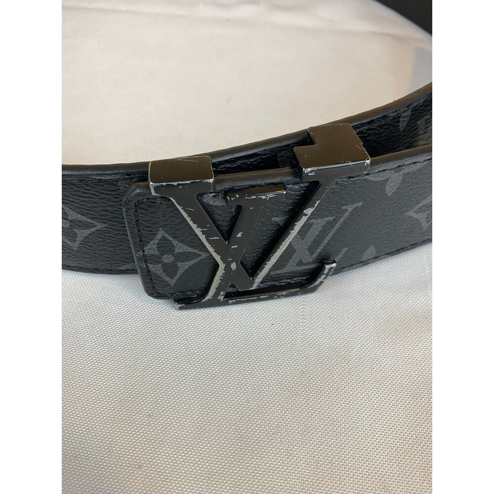Pre-Owned Louis Vuitton Belt, Black- Size 46 - Picture 7 of 9